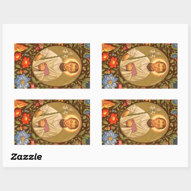 Sticker Rectangulaire St. Aloysius Gonzaga (PM 01) (Feuille)