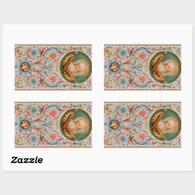 Sticker Rectangulaire St. André l'Apôtre (JMAS 02) (Feuille)