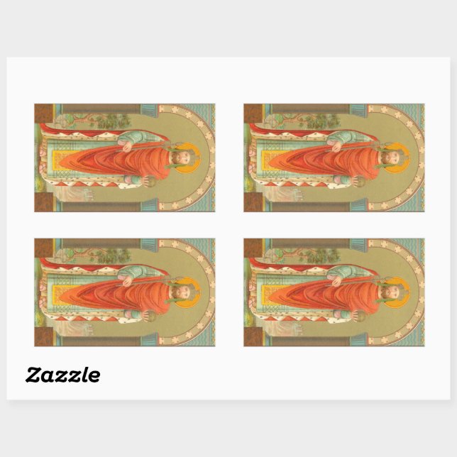 Sticker Rectangulaire St. Henry II, Empereur (BBS 10) (Feuille)