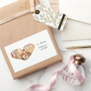 Sticker Rectangulaire St. Nicholas Heart Sinterklaas St. Nick's Day