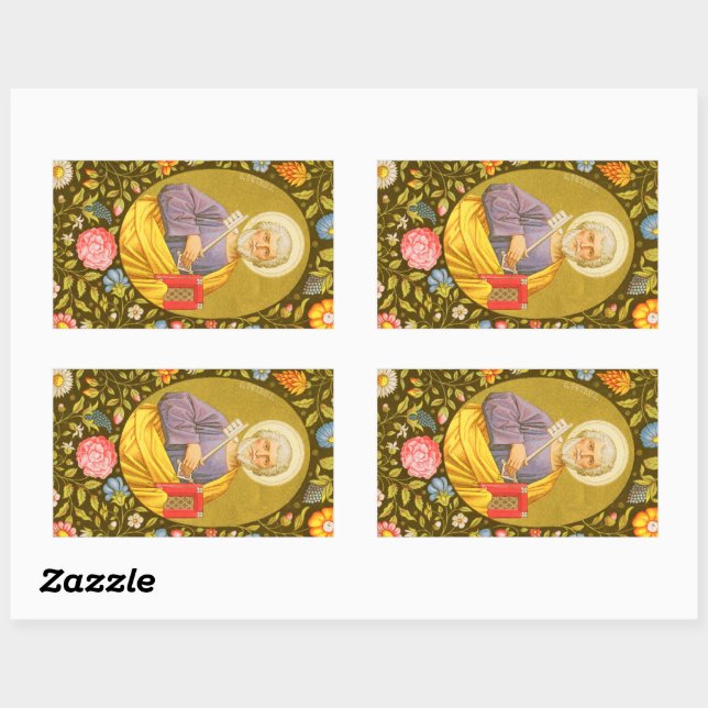 Sticker Rectangulaire St. Pierre l'Apôtre (PM 07) (Feuille)