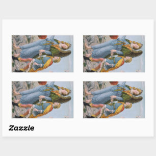 Sticker Rectangulaire St. Raphael l'Archange & Tobias (détail ; M 017)