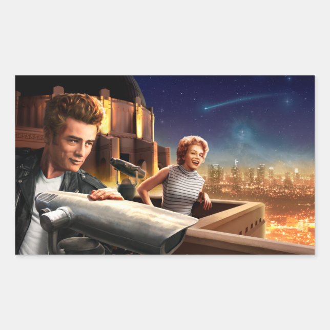 Sticker Rectangulaire Stargazers (Devant)