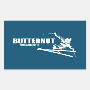Sticker Rectangulaire Station de ski de Butternut
