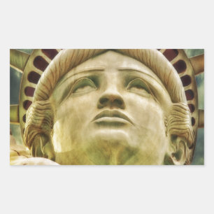 Sticker Rectangulaire Statue de la Liberté