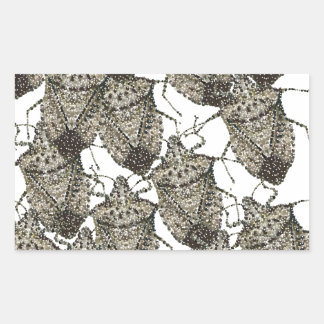 Sticker Rectangulaire Stink Bugs éblouis