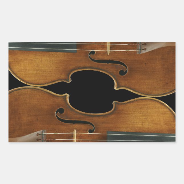 Sticker Rectangulaire Stradivari Duo (Devant)