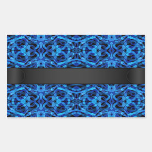 Sticker Rectangulaire Style ethnique d'autocollant