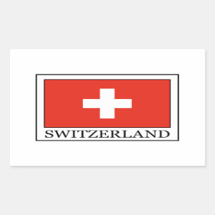 Sticker Rectangulaire Suisse