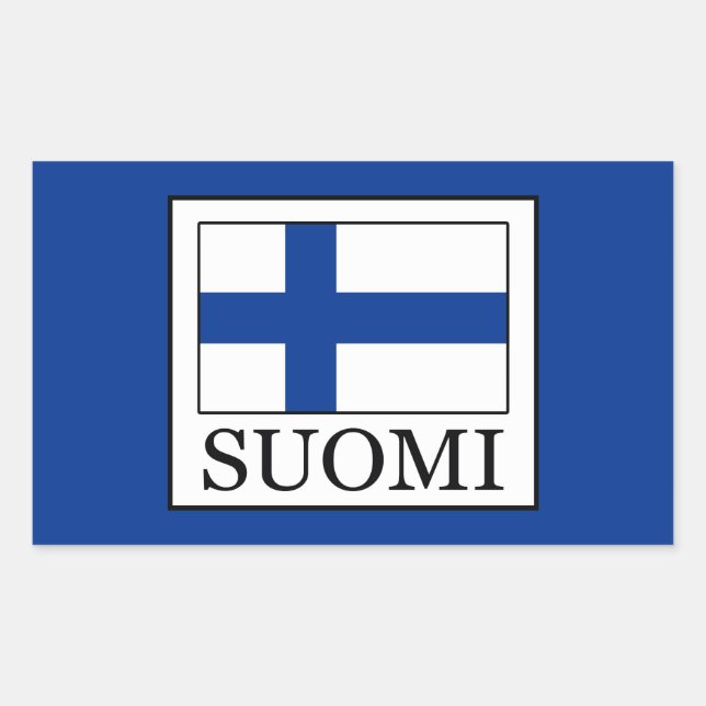 Sticker Rectangulaire Suomi (Devant)