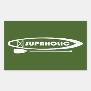 Sticker Rectangulaire Supaholic Standup Paddleboard