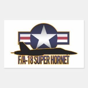 Sticker Rectangulaire Super Hornet F/A-18