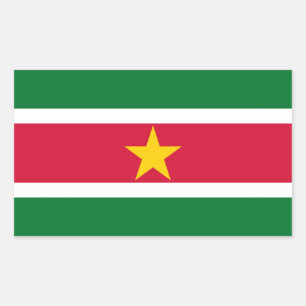 STICKER RECTANGULAIRE SURINAME