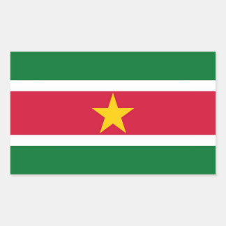 STICKER RECTANGULAIRE SURINAME