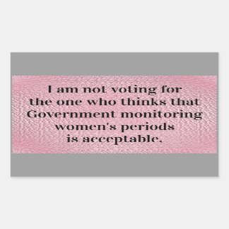 Sticker Rectangulaire Surveillance du gouvernement