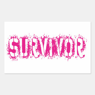 STICKER RECTANGULAIRE SURVIVANT
