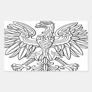 Sticker Rectangulaire Symbole polonais