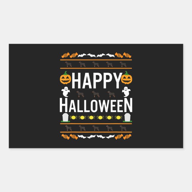 Sticker Rectangulaire T-shirt rouge (Devant)