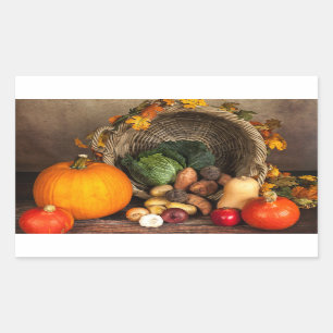 Sticker Rectangulaire Table Bountiful Harvest