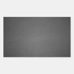 Sticker Rectangulaire Tableau noir rustique imprimé