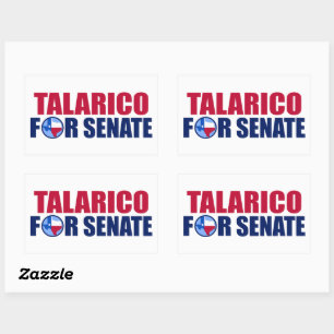 Sticker Rectangulaire Talarico pour le Sénat du Texas Élection 2026