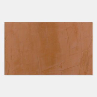 Sticker Rectangulaire Tangerine Uni