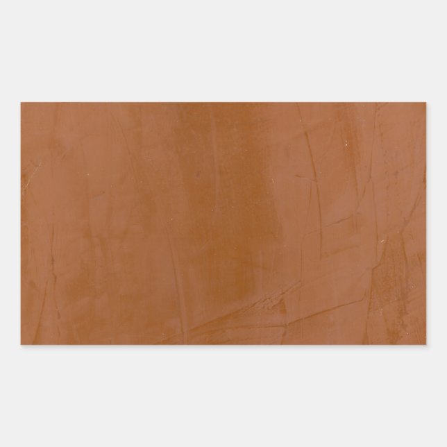 Sticker Rectangulaire Tangerine Uni (Devant)