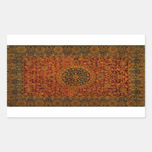 Sticker Rectangulaire Tapisserie William Morris Tapisserie tapis