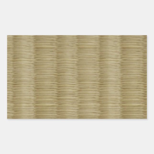Sticker Rectangulaire Tatami Mat 畳 2 (Devant)