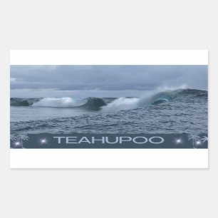 Sticker Rectangulaire Teahupoo