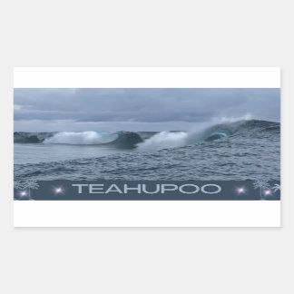 Sticker Rectangulaire Teahupoo
