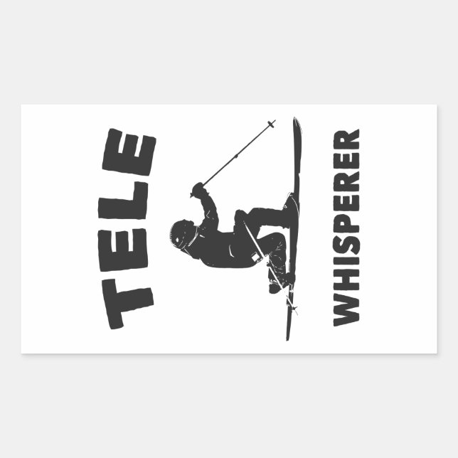 Sticker Rectangulaire Tele Whisperer (Devant)