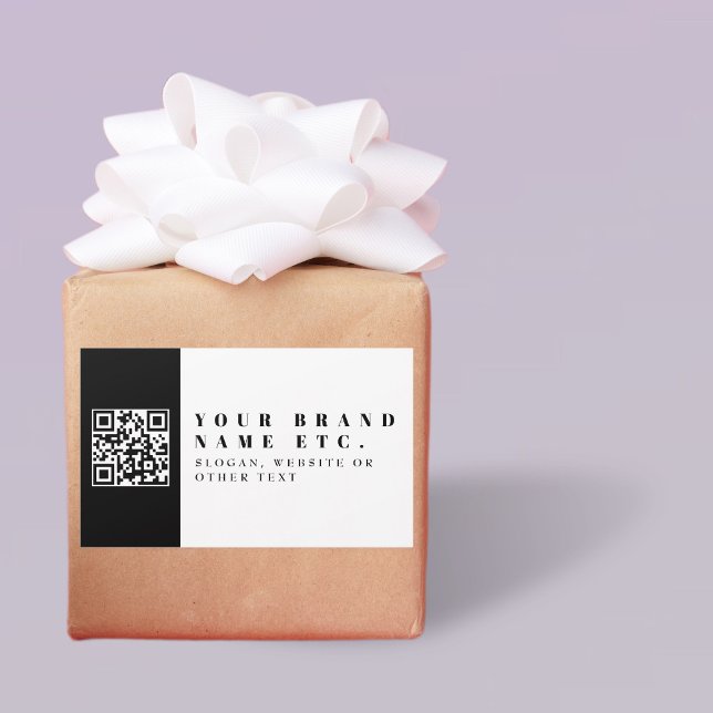 Sticker Rectangulaire Téléchargez simplement votre propre code QR | Mode (Créateur téléchargé)