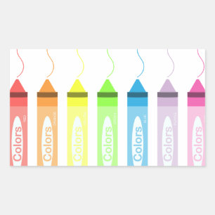Sticker Rectangulaire Temps de coloriage !