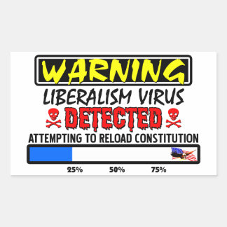 Sticker Rectangulaire Tentative De Recharger La Constitution !