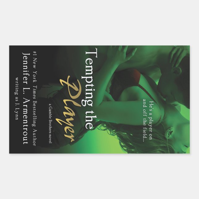 Sticker Rectangulaire Tenter le joueur par Jennifer L. Armentrout (Devant)