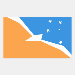 Sticker Rectangulaire Terre de Feu