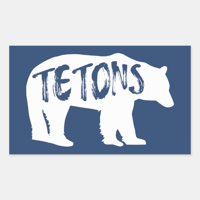 Sticker Rectangulaire Tétons Ours (Devant)