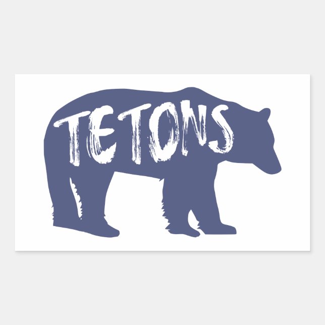 Sticker Rectangulaire Tétons Ours (Devant)