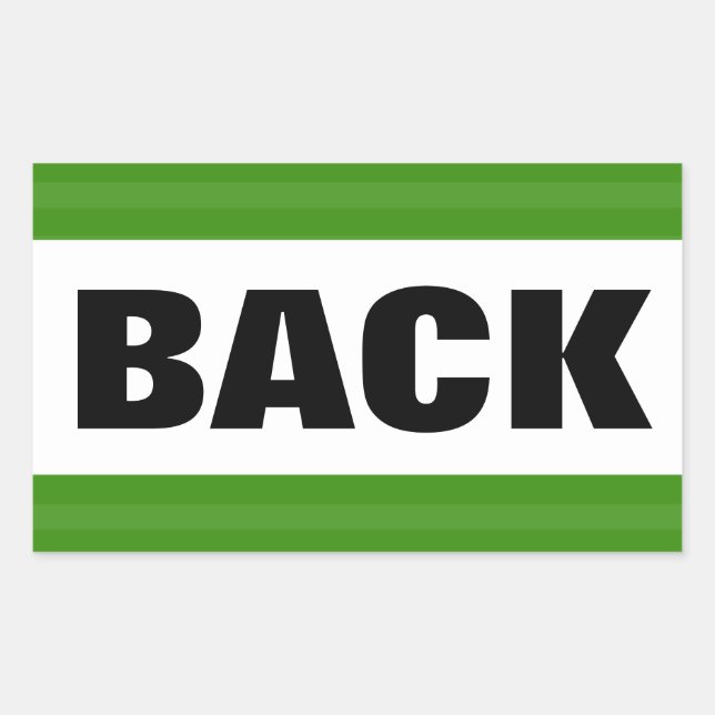 STICKER RECTANGULAIRE TEXTE RETOUR (Devant)