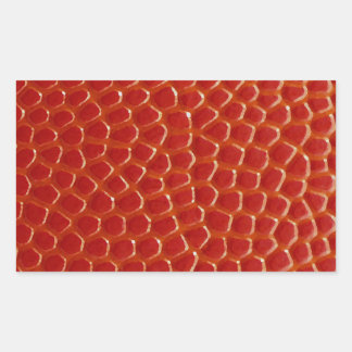 Sticker Rectangulaire Texture de gros plan du basket-ball