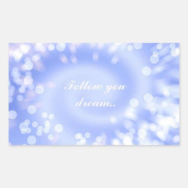 Sticker Rectangulaire texture spirale abstraite de violet (Devant)