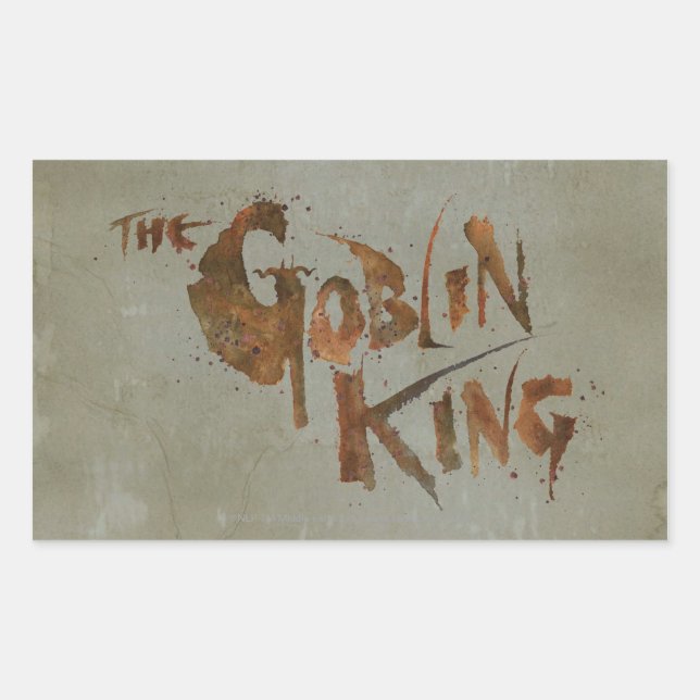 Sticker Rectangulaire The Goblin King (Devant)