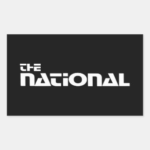 Sticker Rectangulaire The National - Habillage promotionnel (1980)