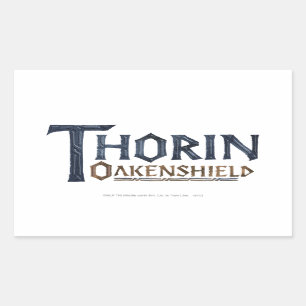 Sticker Rectangulaire THORIN OAKENSHIELD™ Logo Blue