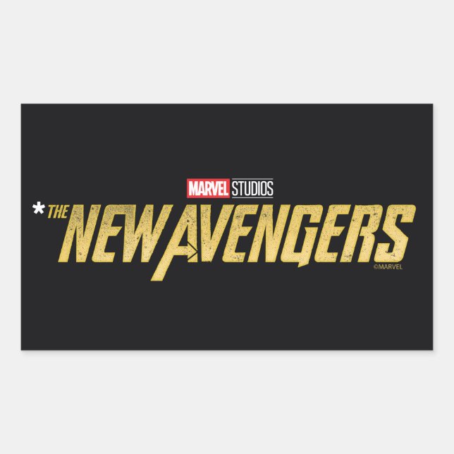 Sticker Rectangulaire Thunderbolts* | *Logo des Nouveaux Avengers (Devant)