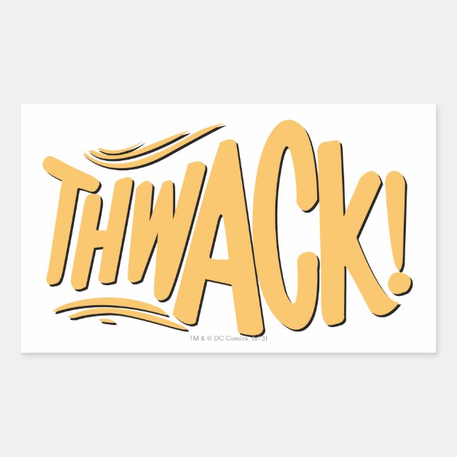 STICKER RECTANGULAIRE THWACK! (Devant)