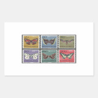 Timbres à papillon