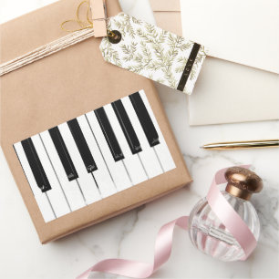 Sticker Rectangulaire Touches de clavier de piano