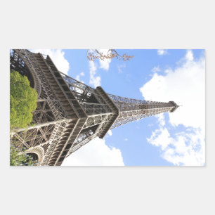 Sticker Rectangulaire Tour Eiffel Photographie Paris